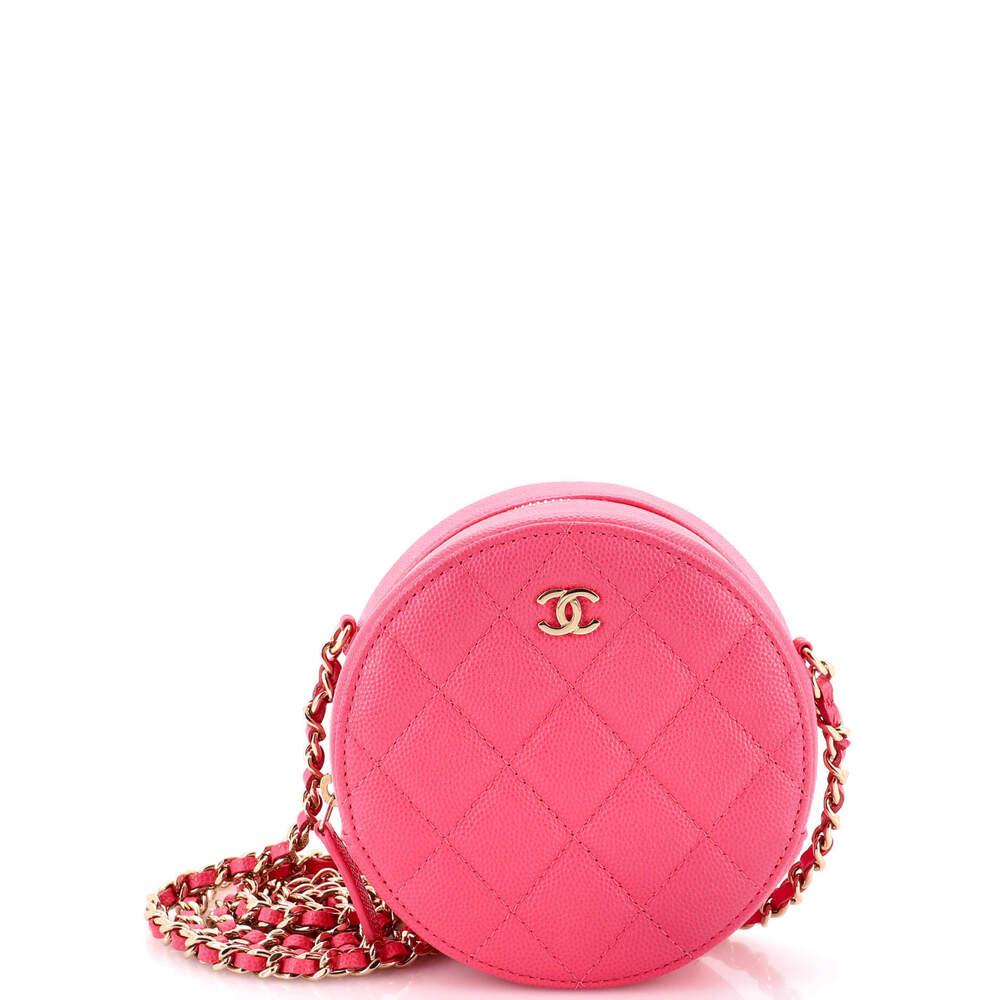 Chanel Mini Round Clutch with Chain